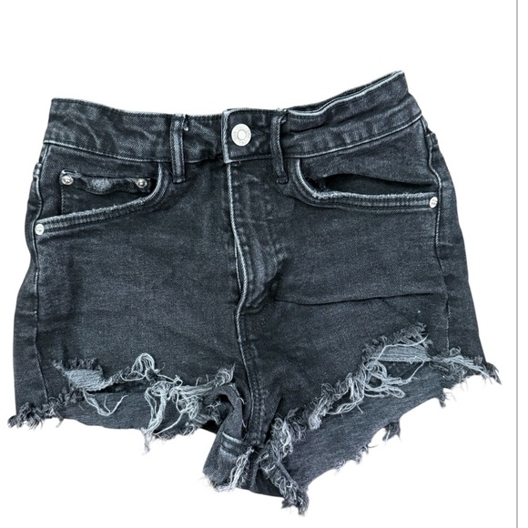 Zara Denim Shorts Size 2 - Picture 1 of 3